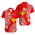 Hawaii Matching Dress and Hawaiian Shirt Red Polynesian Line Style LT9 - Polynesian Pride