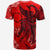 Cook Islands T Shirt Polynesian Phoenix Bird, Fairytales Bird Red - Polynesian Pride