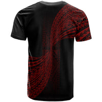 Polynesian T Shirt Polynesian Patterns Red Color - Polynesian Pride