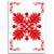 Hawaiian Quilt Maui Plant And Hibiscus Pattern Area Rug - Red White - AH Red - Polynesian Pride