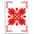 Hawaiian Quilt Maui Plant And Hibiscus Pattern Area Rug - Red White - AH Red - Polynesian Pride