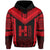 Hawaiian Kanaka Polynesian Hoodie Active Red - Polynesian Pride