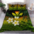 (Custom) Kanaka Maoli (Hawaiian) Quilt Bed Set, Polynesian Plumeria Banana Leaves Reggae Personal Signature - Polynesian Pride