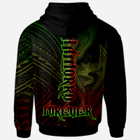 Guam Hoodie Chamorro Forever Reggae Color - Polynesian Pride