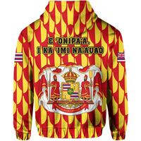 Polynesian Queen Liliuokalani Flag of Hawaii Hoodie - Polynesian Pride