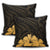 Royal Hibiscus Polynesian Tribal Golden Pillow Covers - AH - Polynesian Pride