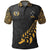 New Zealand Maori Lion Rugby Polo Shirt Unisex Black - Polynesian Pride