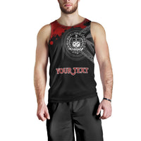 Samoa Polynesian Personalised Men's Tank Top - Polynesian Chain Style - Polynesian Pride