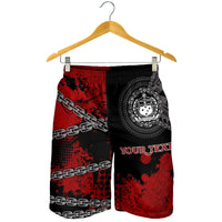 Samoa Polynesian Personalised Men's Shorts - Polynesian Chain Style - Polynesian Pride
