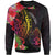 Solomon Islands Sweatshirt - Tropical Hippie Style Unisex Black - Polynesian Pride