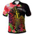 Solomon Islands Polo Shirt Tropical Hippie Style Unisex Black - Polynesian Pride