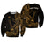 (Custom Personalised) Hawaii Polynesian Sweatshirt Ukulele Gold LT13 Unisex Gold - Polynesian Pride