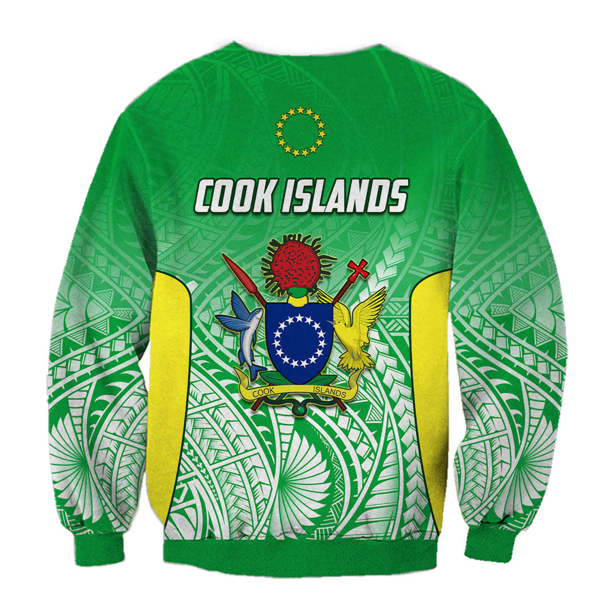 Cook Islands Sweatshirt Pattern Be Unique LT13 - Polynesian Pride