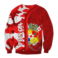 Tonga Unique Sweatshirt Camouflage with Tongan Pattern LT13 - Polynesian Pride