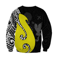 Cook Islands Sweatshirt Matau Polynesian Simple Fish Hook LT13 - Polynesian Pride