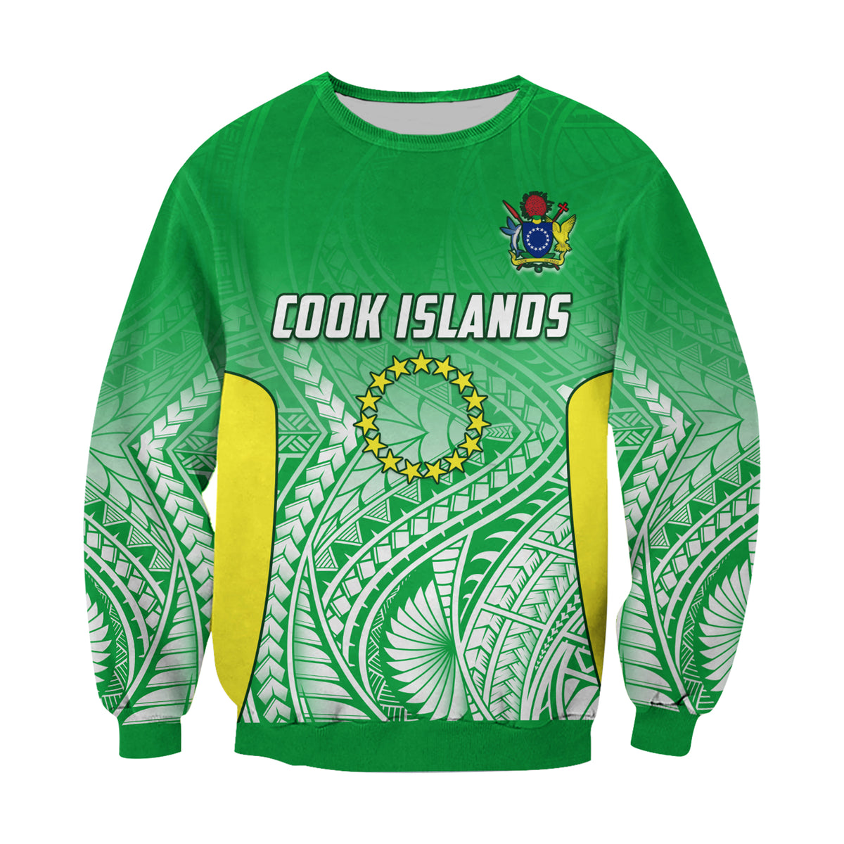 Cook Islands Sweatshirt Pattern Be Unique LT13 - Polynesian Pride