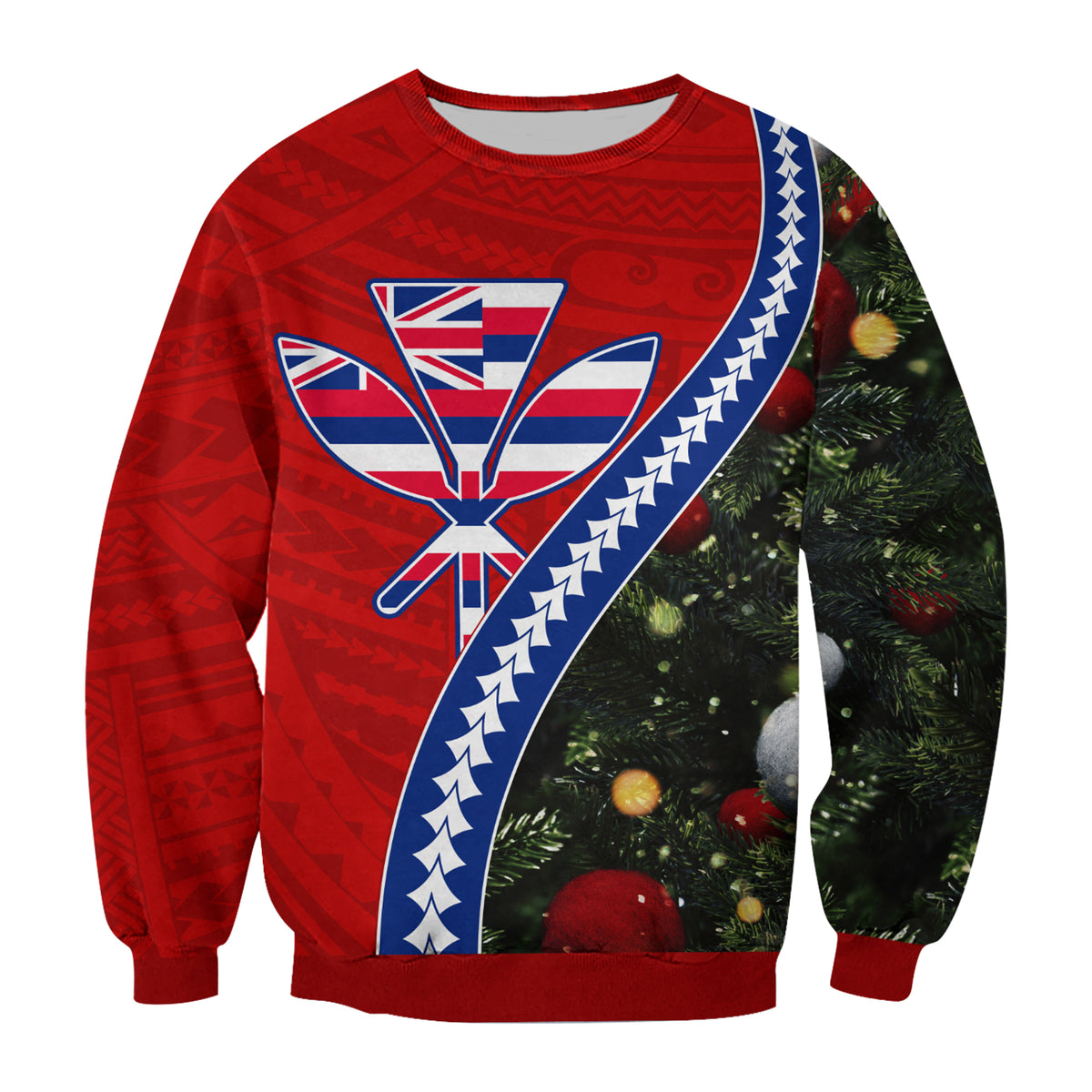 Hawaii Christmas Sweatshirt Mele Kalikimaka Special LT13 - Polynesian Pride