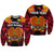 (Custom Personalised) Papua New Guinea Sweatshirt PNG Bird Of Paradise Polynesian Pattern LT14 Unisex Black - Polynesian Pride