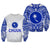 Chuuk Sweatshirt Micronesia Simple Pattern White LT13 Unisex White - Polynesian Pride