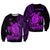 Hawaii Polynesian Sweatshirt Purple Sea Turtles Hawaiian LT13 Unisex Purple - Polynesian Pride