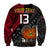 (Custom Text and Number) Papua New Guinea Sweatshirt Raggiana Birds Of Paradise Happy 47th Independence Day LT13 - Polynesian Pride
