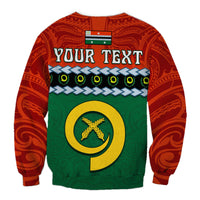 (Custom Personalised) Penama Province Sweatshirt Vanuatu Pig Tusk Polynesian Flag Style LT14 - Polynesian Pride