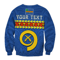 (Custom Personalised) Tafea Province Sweatshirt Vanuatu Pig Tusk Polynesian Flag Style LT14 - Polynesian Pride