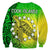 Cook Islands Sweatshirt Cook Islands Coat Of Arms Turtle Polynesian LT14 - Polynesian Pride