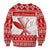 Custom Personalised Hawaii Christmas Sweatshirt Kanaka Polynesian Santa Claus Mele Kalikimaka LT14 - Polynesian Pride