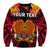 (Custom Personalised) Papua New Guinea Sweatshirt PNG Bird Of Paradise Polynesian Pattern LT14 - Polynesian Pride