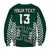 (Custom Text and Number) Hawaii Football Sweatshirt Kakau Warrior Be Stronger LT13 - Polynesian Pride