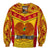 Papua New Guinea Rugby Sweatshirt PNG Kumuls Bird Of Paradise Yellow LT14 - Polynesian Pride