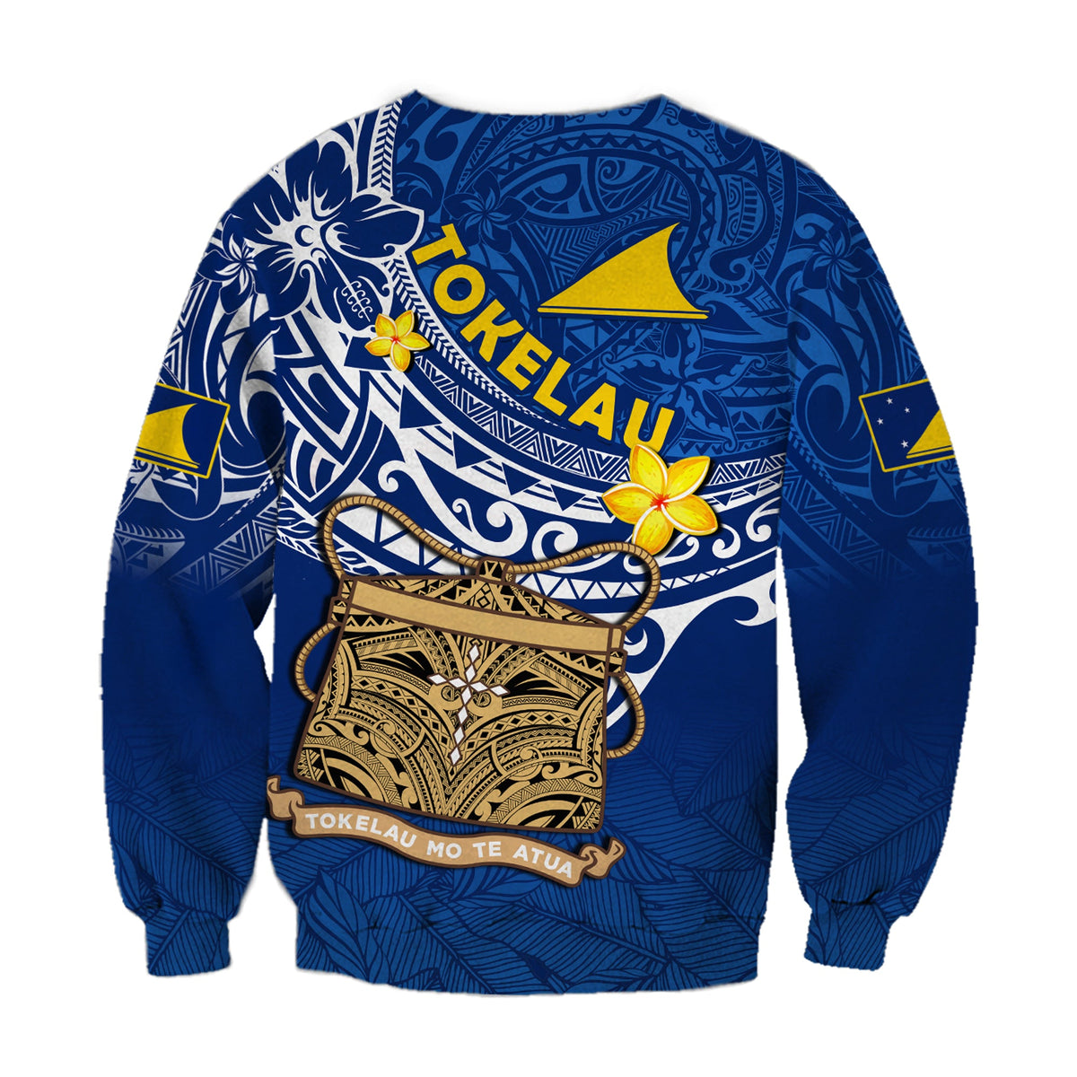 Tokelau Sweatshirt National Badge Polynesian Happy 74th Independence Anniversary LT14 - Polynesian Pride