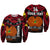 (Custom Text And Number) Papua New Guinea Rugby Sweatshirt PNG Kumuls Bird Of Paradise Black LT14 Unisex Black - Polynesian Pride