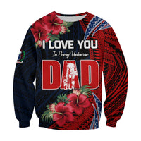 Samoa Fathers Day Sweatshirt Polynesian Best Dad Ever LT13 - Polynesian Pride