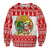 Custom Personalised Hawaii Christmas Sweatshirt Kanaka Polynesian Santa Claus Mele Kalikimaka LT14 - Polynesian Pride