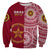 (Custom Text And Number) Tonga Eua High School Sweatshirt Class Of Year Tongan Ngatu Pattern LT14 - Polynesian Pride