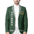 Tonga Saineha High School Blazer Simple Style - Green LT8 Unisex Green - Polynesian Pride