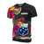Samoa T Shirt Hibiscus Polynesian Pattern Unisex Black - Polynesian Pride