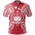Samoa Polo Shirt Samoan Coat Of Arms Map Polynesian Tattoo Red White Unisex Red - Polynesian Pride
