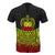 Samoa Polynesian Custom T Shirt Reggae Pride Map And Seal - Polynesian Pride