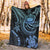 Samoa Custom Personalised Premium Blanket - Blue Turtle - Polynesian Pride
