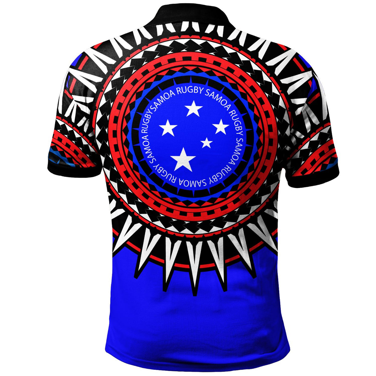 Samoa Custom Polo Shirt Samoan Rugby Sunshine - Polynesian Pride