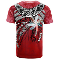 Tokelau T Shirt Fanciful Forest Red Color - Polynesian Pride