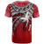 Yap T Shirt Fanciful Forest Red Color - Polynesian Pride