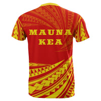 Hawaiian Mauna Kea Polynesian T shirt Tornado Style - Polynesian Pride