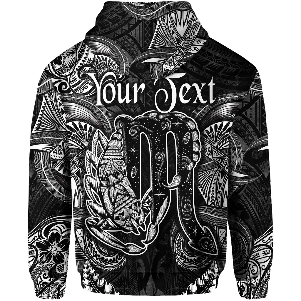 Custom Scorpio Zodiac Polynesian Zip Hoodie Unique Style Black LT8 - Polynesian Pride