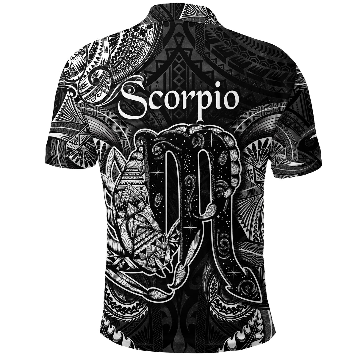 Scorpio Zodiac Polynesian Polo Shirt Unique Style Black LT8 - Polynesian Pride