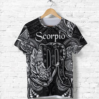 Custom Scorpio Zodiac Polynesian T Shirt Unique Style Black LT8 - Polynesian Pride