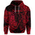 Scorpio Zodiac Polynesian Zip Hoodie Unique Style Red LT8 - Polynesian Pride